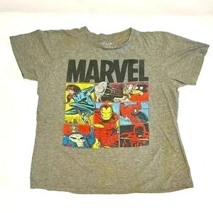 Marvel Unisex Tee Size Large Soft  Worn Disney Universal Studios Vacation Family